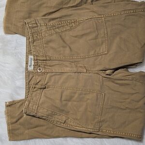 Madewell Griff Tapered Fatigue Cargo Tan Pants Sz 23